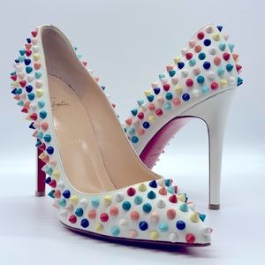 🔥🔥🔥 NWOT!! Christian Louboutin Pigalle Spikes 100mm🔥🔥🔥